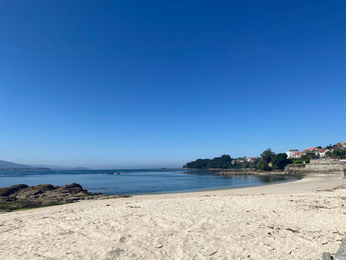 Atico En Moana- Playa A Xunqueira, A 15 Min De Vigo Apartman Kültér fotó